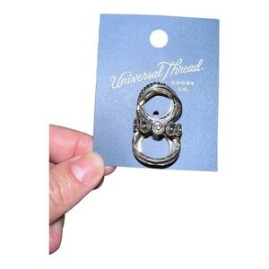 UNIVERSAL THREAD good co. Women’s Silvertone Boho Jewelry Ring Set 10 Pcs Sz 7